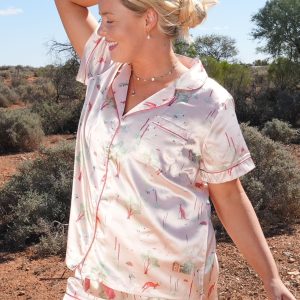 Girls - The Outback Satin Short PJ Set
