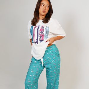 Ocean Drift T-Shirt & Long Pants PJ Set