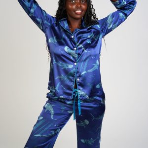 Women's Creatures Of The Deep Satin - Long Sleeve / Long Pants Set