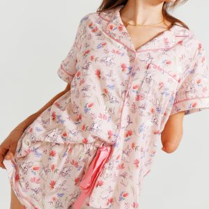 Hop To Bed Jersey Knit Cotton Short PJ Set