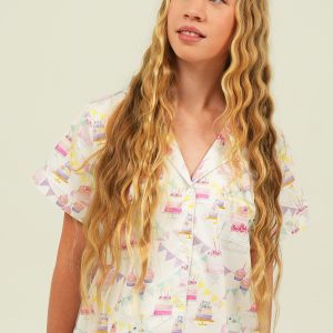Birthday Cotton Long Pyjama Set