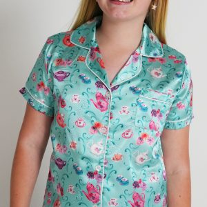 Girls - Bubble Tea Satin Short PJ Set