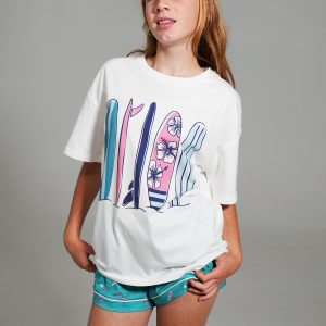 Girls - Ocean Drift T-Shirt & Short Pants PJ Set