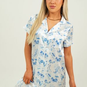 Coming Home Satin Night Shirt