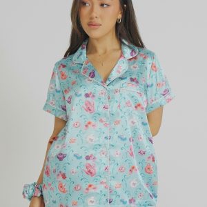 Bubble Tea Short Satin PJ Set