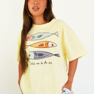 Catch Me By The Sea T-Shirt & Short Pants PJ Set
