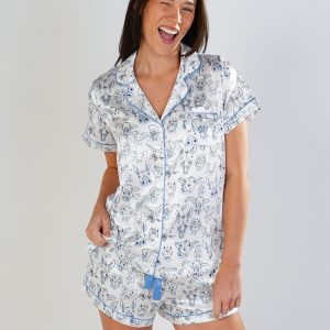 Barnyard Besties Short Satin PJ Set