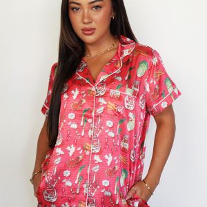 Kimchi Short Satin PJ Set