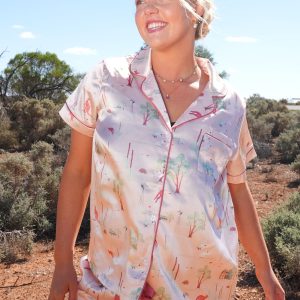 The Outback Satin Short PJ Set