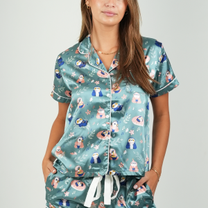 Slothee Short Satin Pyjama Set