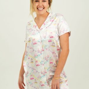 Birthday Satin Night Shirt