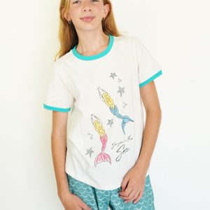 Girls - See You In The Sea T-Shirt & Long Pants PJ Set
