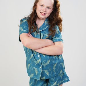 Girls - Croc Territory Jersey Knit Cotton Short PJ Set