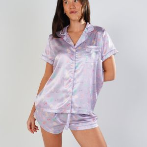 Boot Scootin Short Satin PJ Set