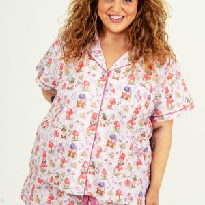 Jolly Gnomes Jersey Knit Cotton Short PJ Set