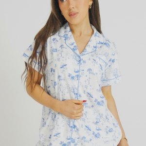 Coming Home Jersey Knit Cotton Short PJ Set