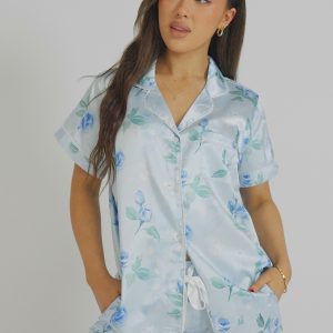 Royal Rose Short Satin PJ Set