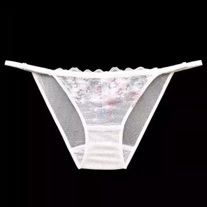 Mulberry Silk Lace Bikini Panties
