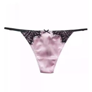 Mulberry Silk Lace G-String Thong